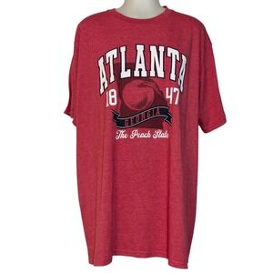 Point Atlanta Georgia T-Shirt Mens XL Red Good Peach State Graphic Tee preowned
